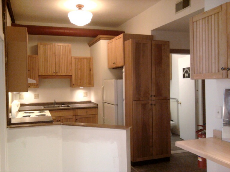 Ample storage in the quality cabinets found at KentSuites